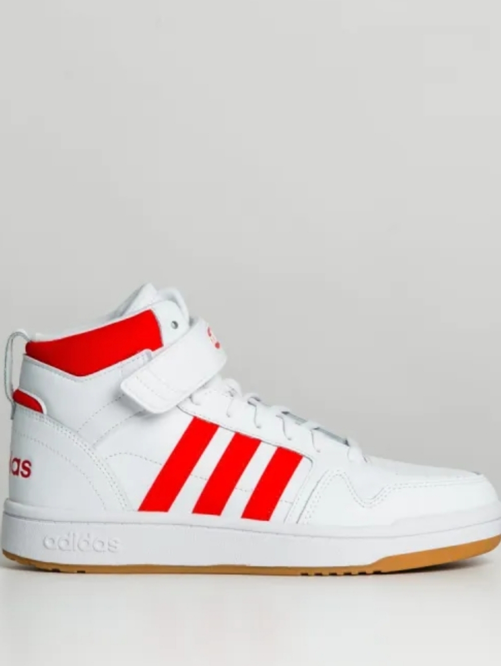 Adidas Postmove Mid Retro Sneakers White & Vivid Red Men's Size 10.5